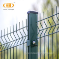 RAL 6005 green pvc coated wire mesh fence